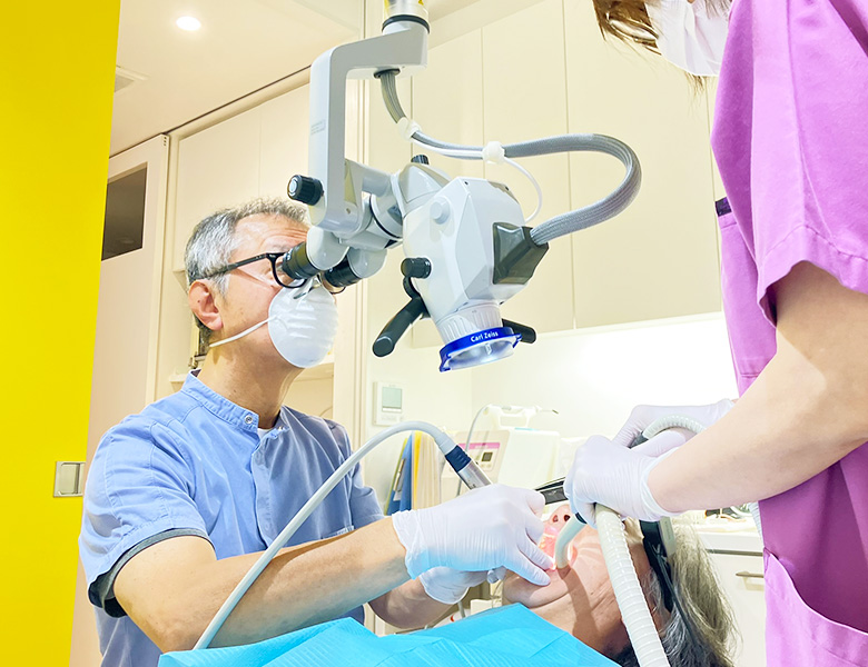 東京駅（京橋駅）徒歩2分の歯医者、精密根管治療、村岡歯科医院の治療方針