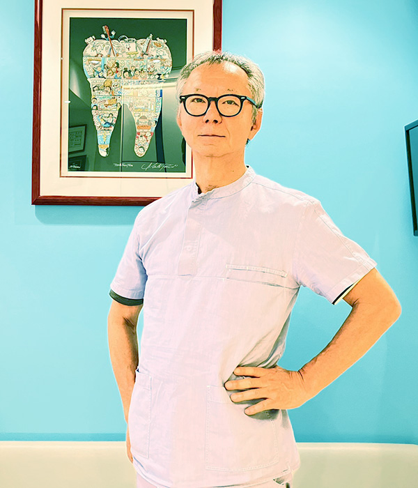 東京駅（京橋駅）徒歩2分の歯医者、精密根管治療、村岡歯科医院の院長あいさつ